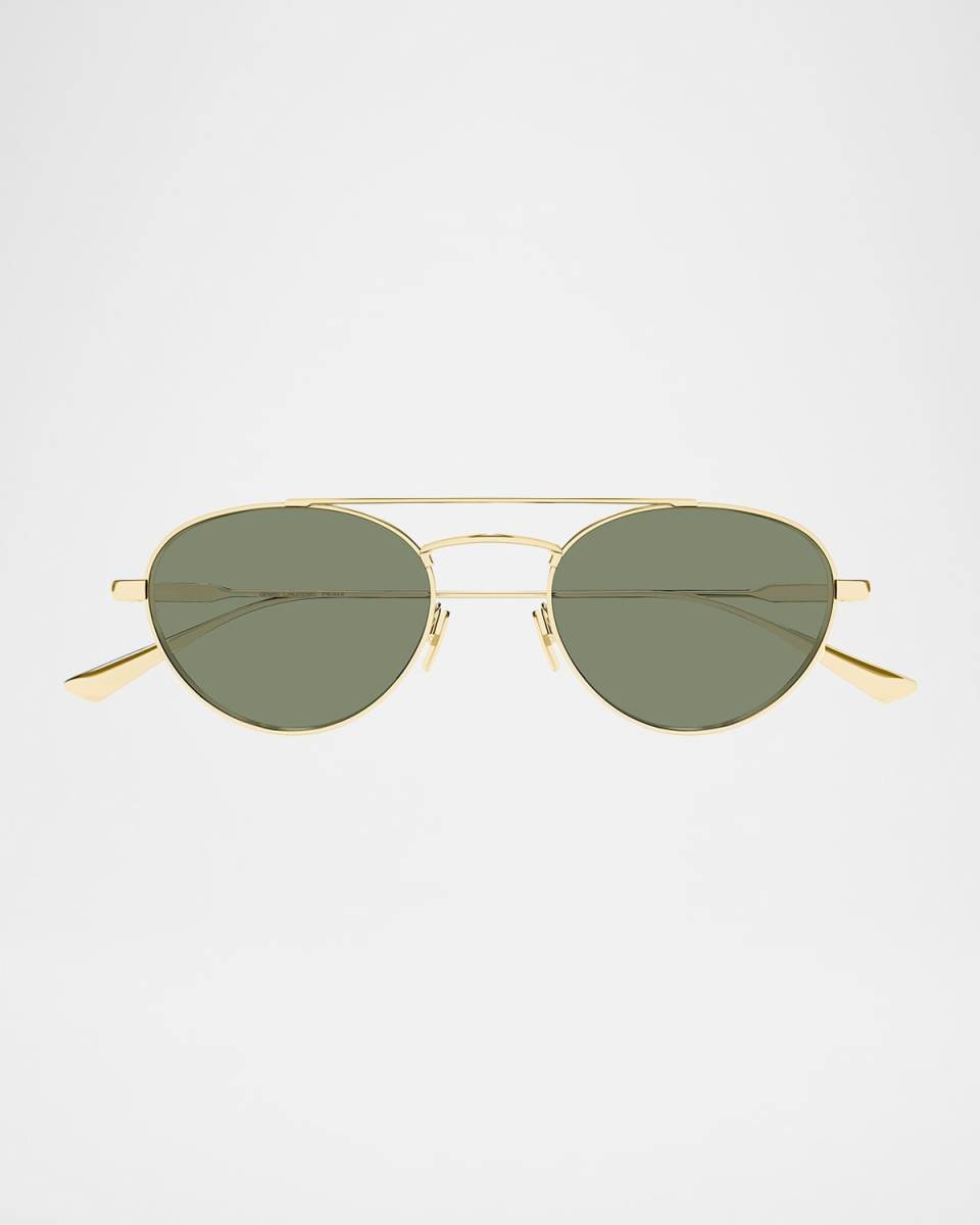 51mm Metal Aviator Sunglasses
